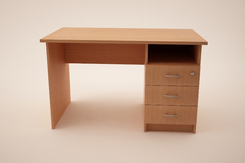 Kirjutuslaud 3 sahtliga - 120x80x75cm